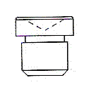 Smarowniczka kulkowa ciśnieniowa-prosta Typ D wbijana