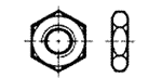 Nakrętki sześciokątne niskie